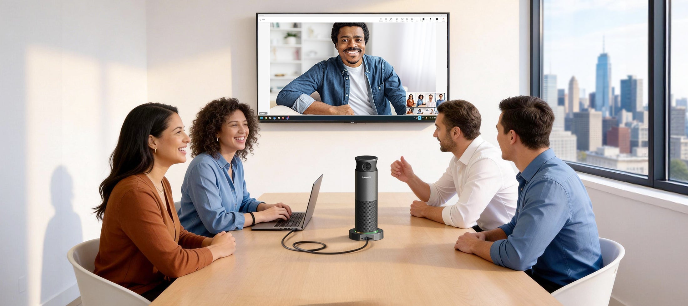 Rocware Unveils RC360 to Simplify Hybrid Meetings with Immersive 360° Collaboration